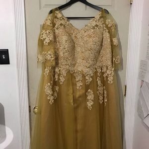 Plus size formal dress.